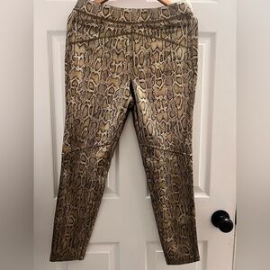 Free People Snakeskin Leggings